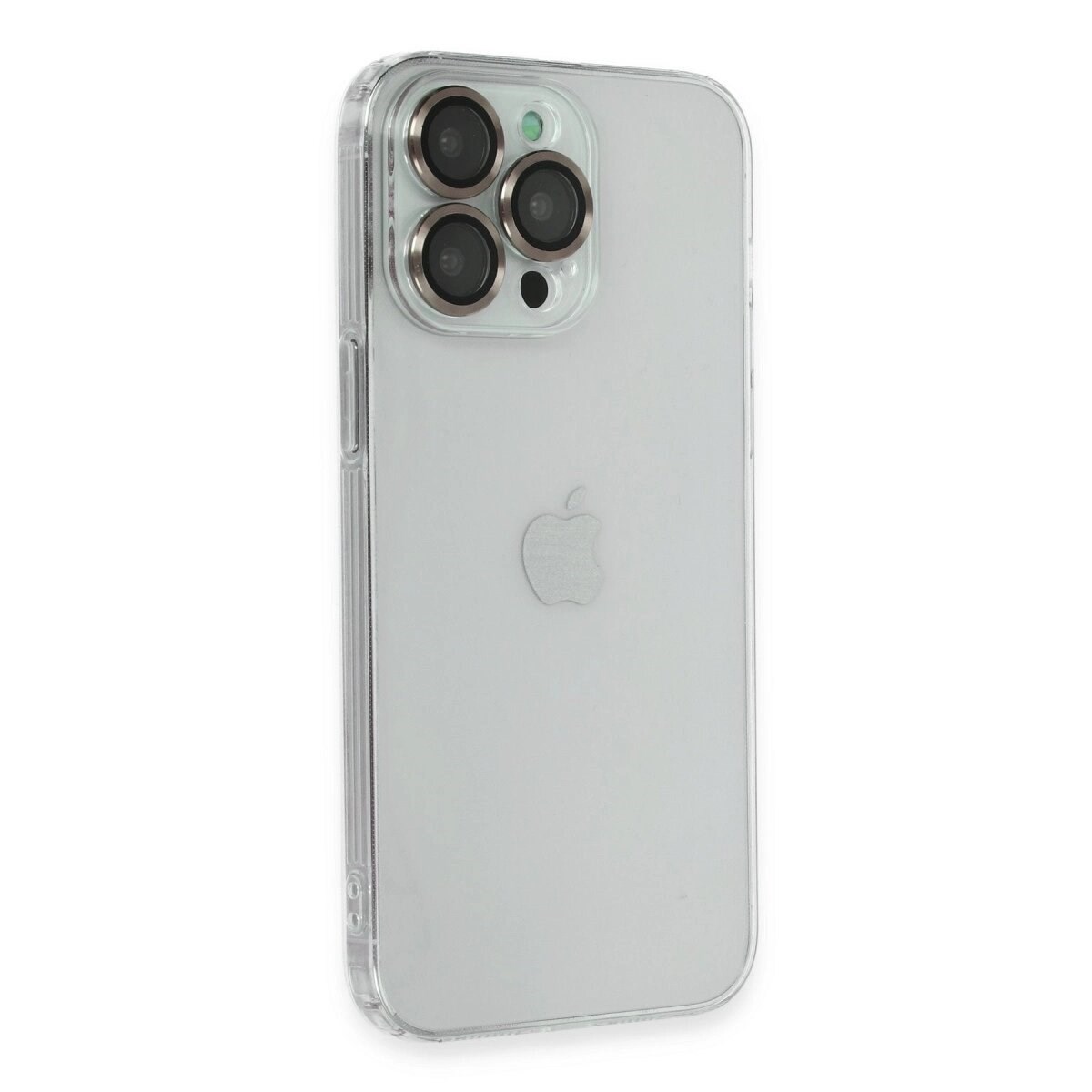 Apple İphone 13 Pro Kılıf Luko Lens Silikon -yeşil