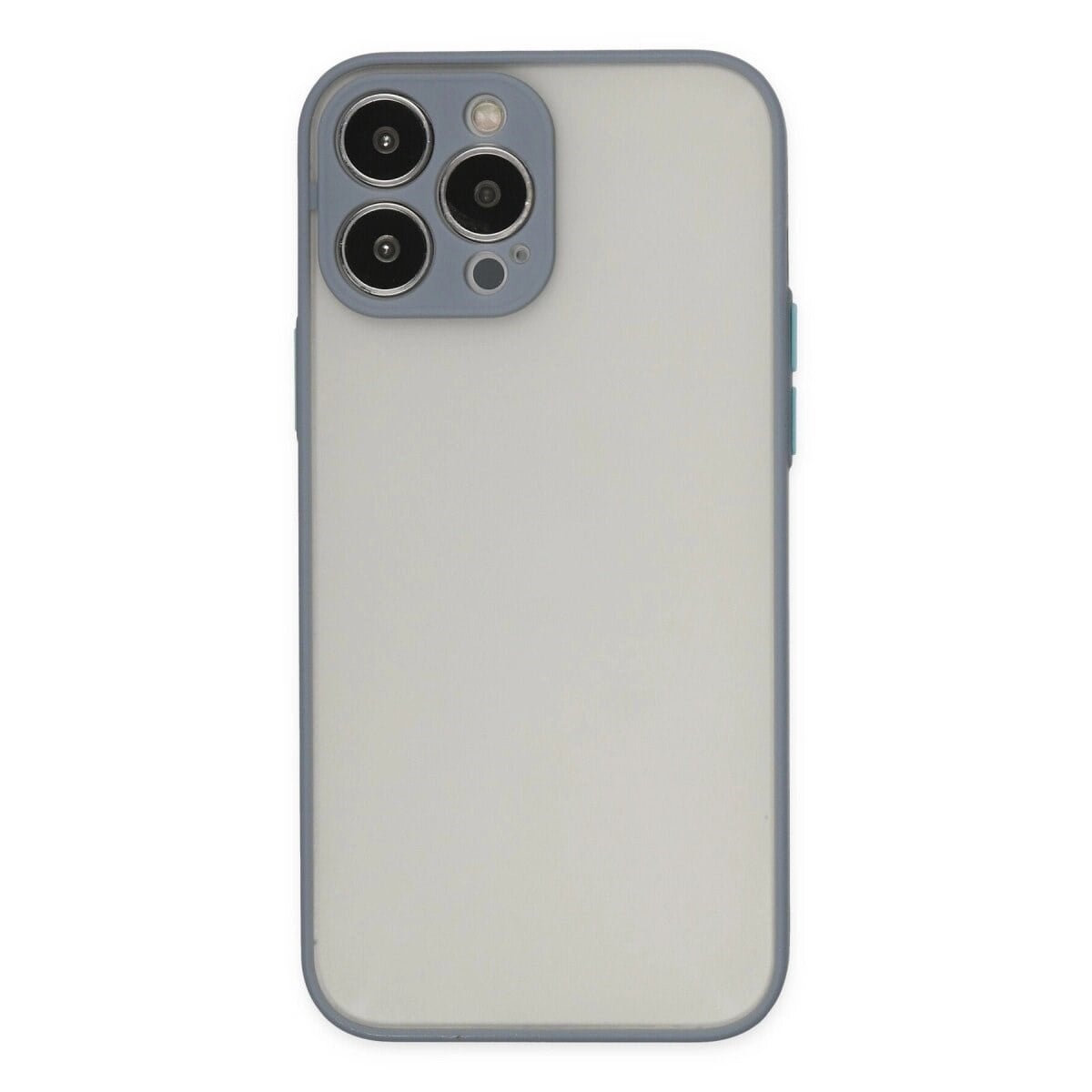 Apple İphone 13 Pro Kılıf Montreal Silikon Kapak - Gri