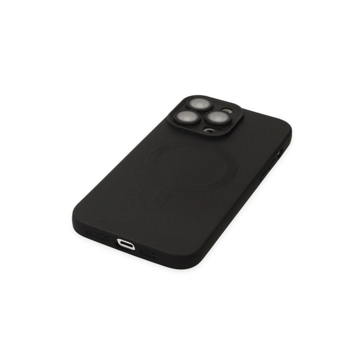 Apple İphone 13 Pro Kılıf Moshi Lens Magneticsafe Silikon - Siyah