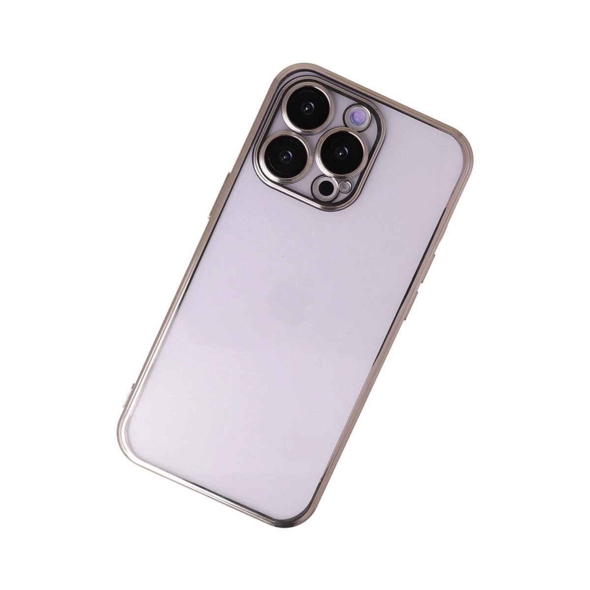 Apple İphone 13 Pro Kılıf Razer Lensli Silikon - Gold