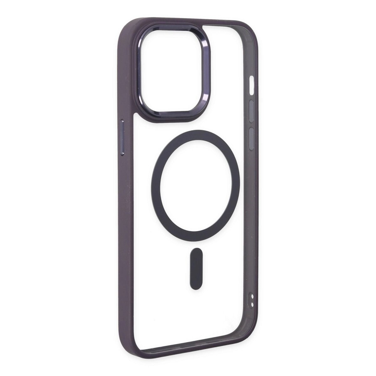 Apple İphone 13 Pro Kılıf Room Magneticsafe Silikon - Derin Mor