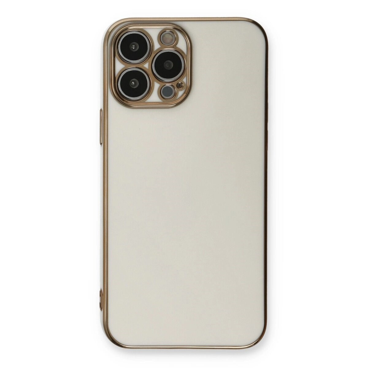 Apple İphone 13 Pro Kılıf Volet Silikon - Beyaz