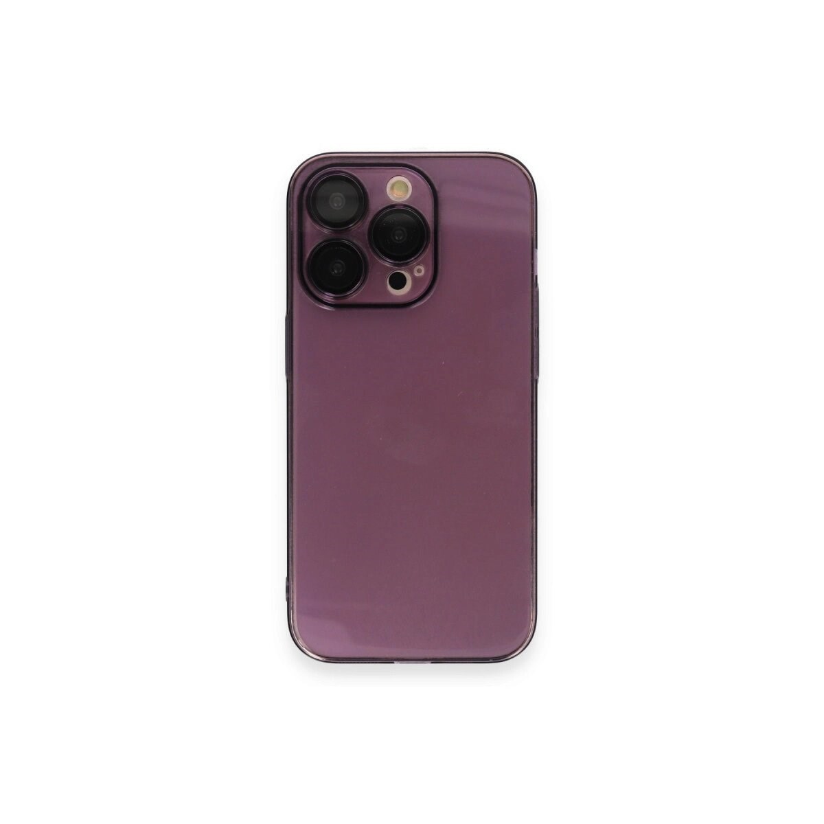 Apple İphone 13 Pro Max Kılıf Armada Lensli Kapak - Derin Mor