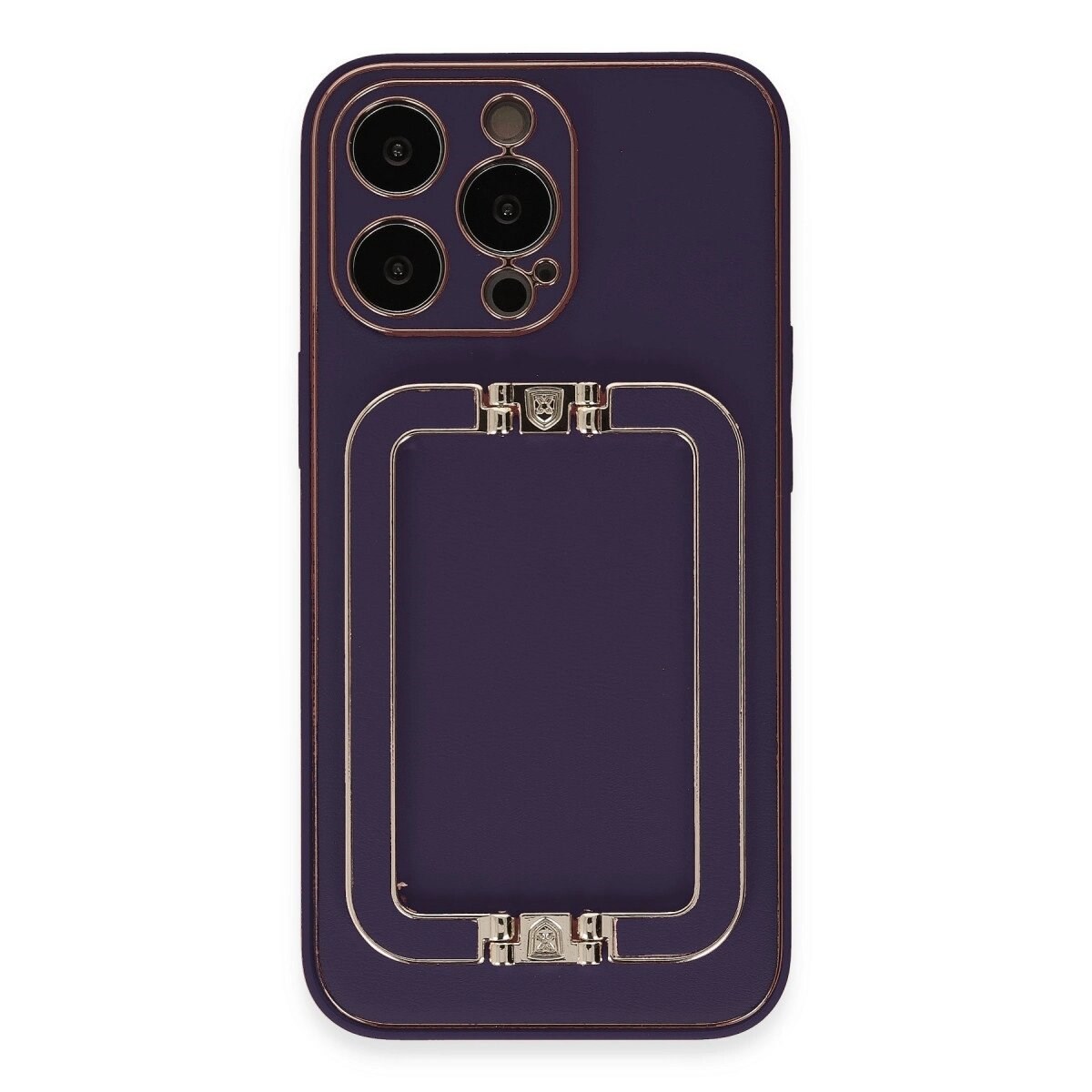 Apple İphone 13 Pro Max Kılıf Coco Elit Kapak - Derin Mor