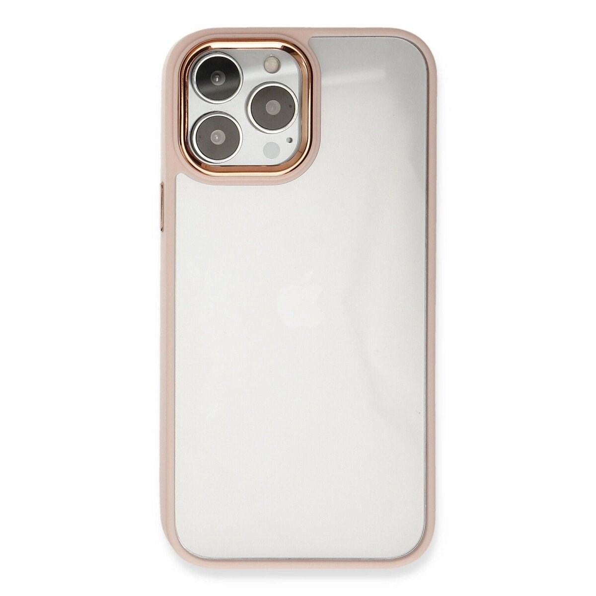 Apple İphone 13 Pro Max Kılıf Dora Kapak - Pudra