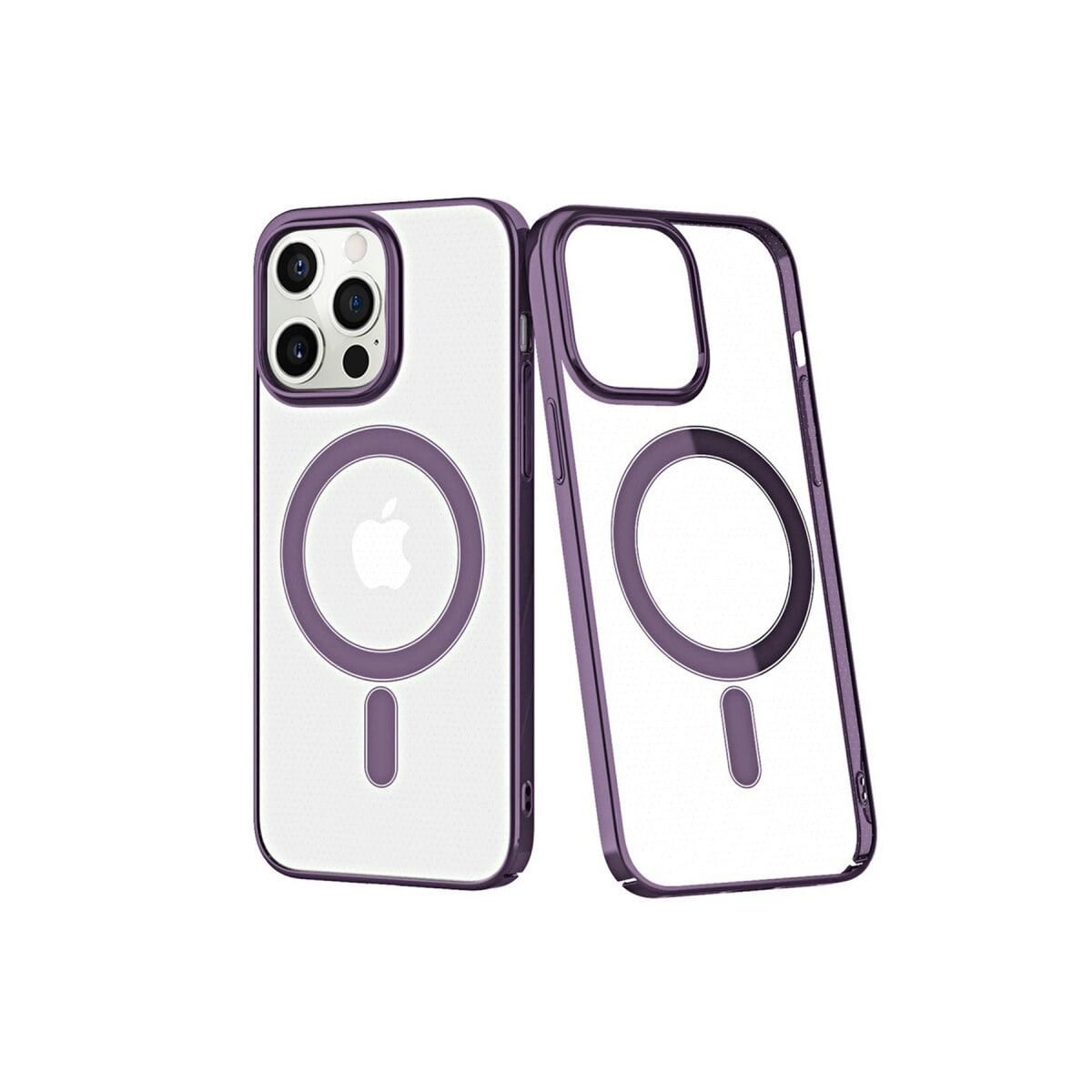 Apple İphone 13 Pro Max Kılıf Element Magneticsafe Sert Kapak - Derin Mor
