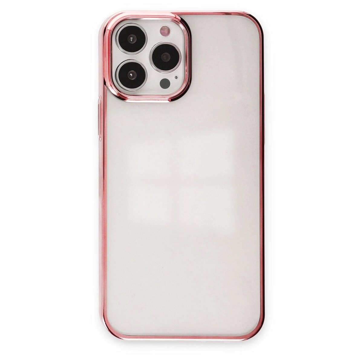 Apple İphone 13 Pro Max Kılıf Element Silikon - Pembe