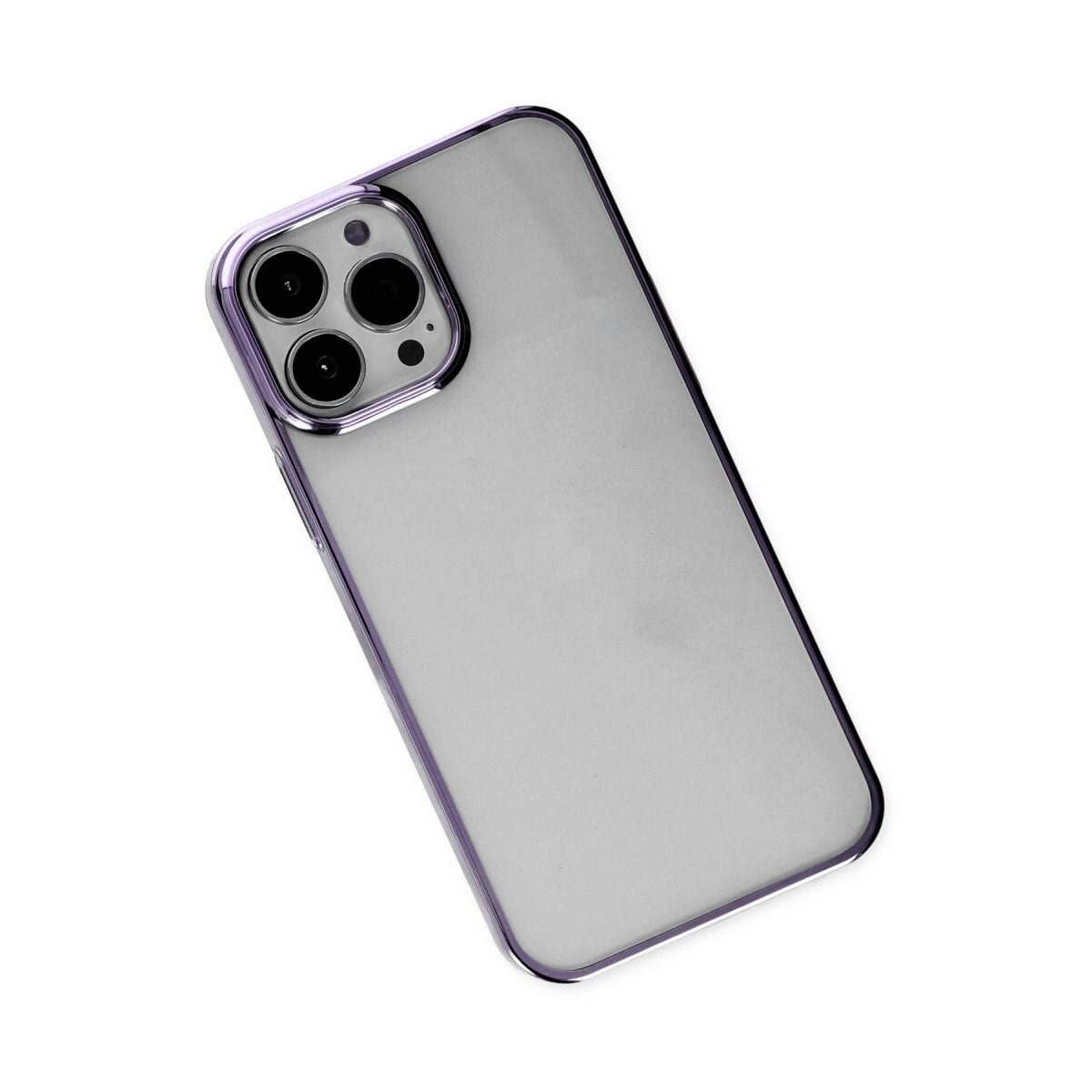 Apple İphone 13 Pro Max Kılıf Element Silikon - Mor
