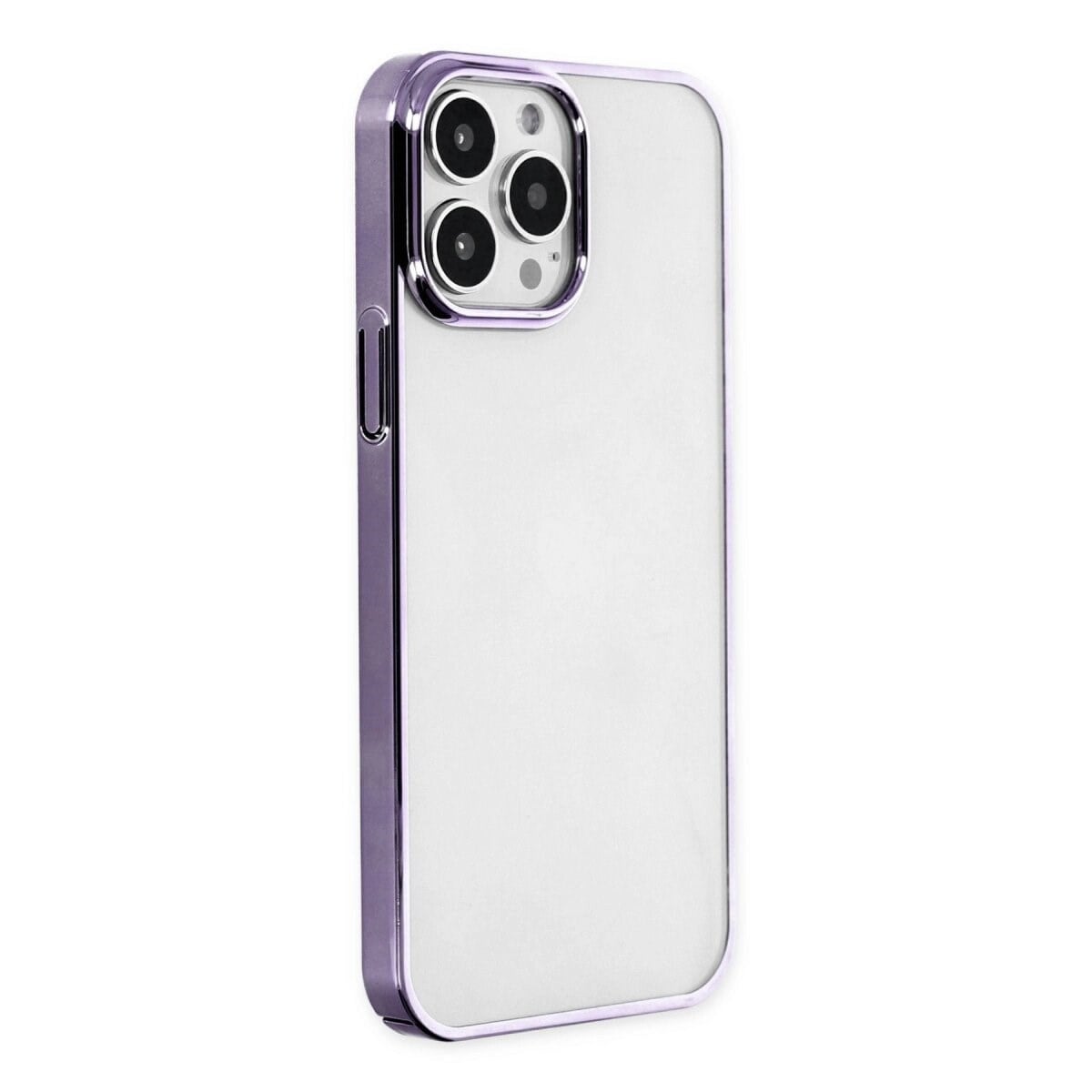 Apple İphone 13 Pro Max Kılıf Element Silikon - Mor