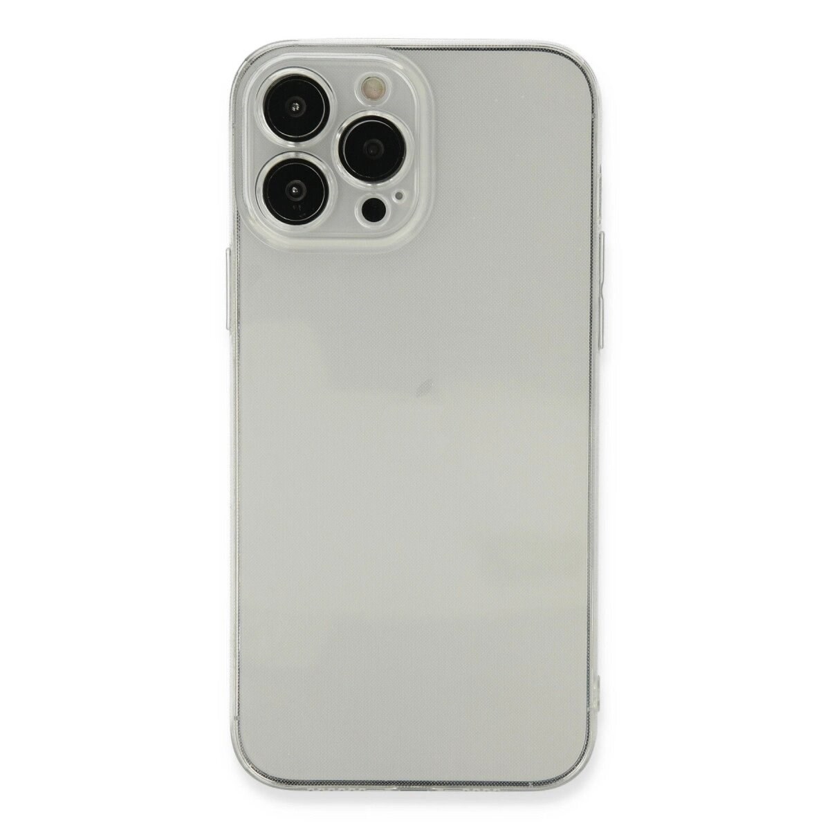 Apple İphone 13 Pro Max Kılıf Fly Lens Silikon - Şeffaf