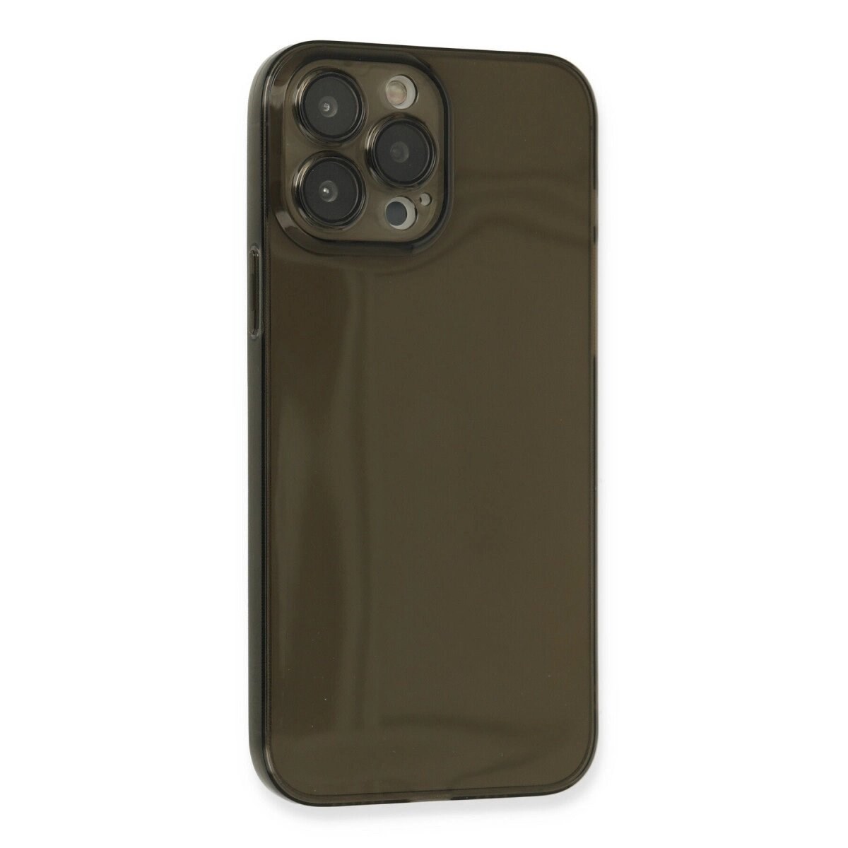 Apple İphone 13 Pro Max Kılıf Fly Lens Silikon - Siyah