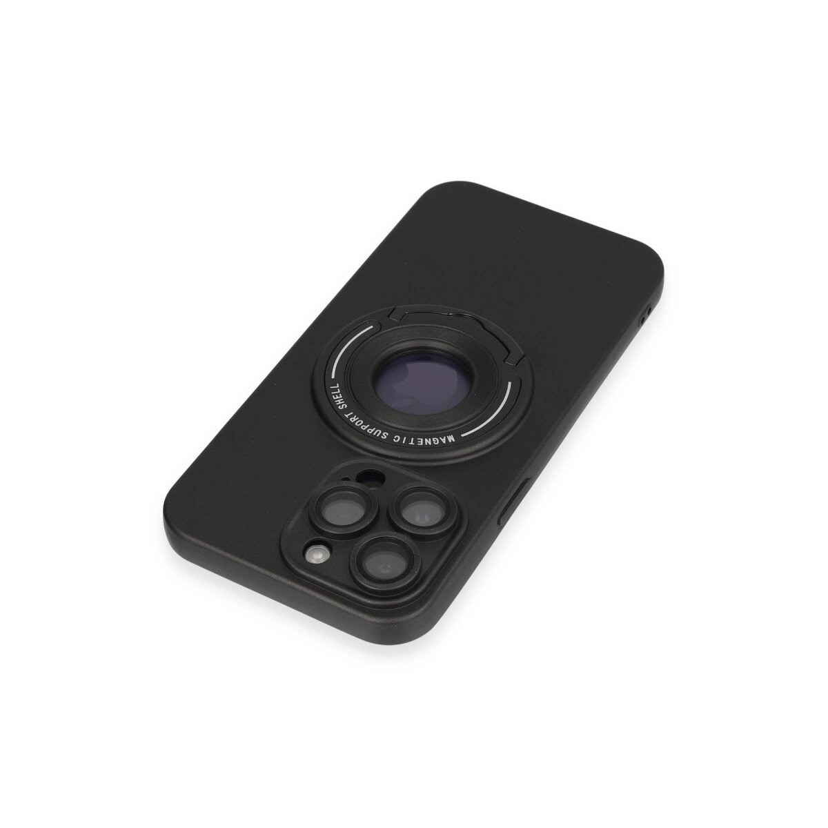 Apple İphone 13 Pro Max Kılıf Lukka Magneticsafe Kapak - Siyah