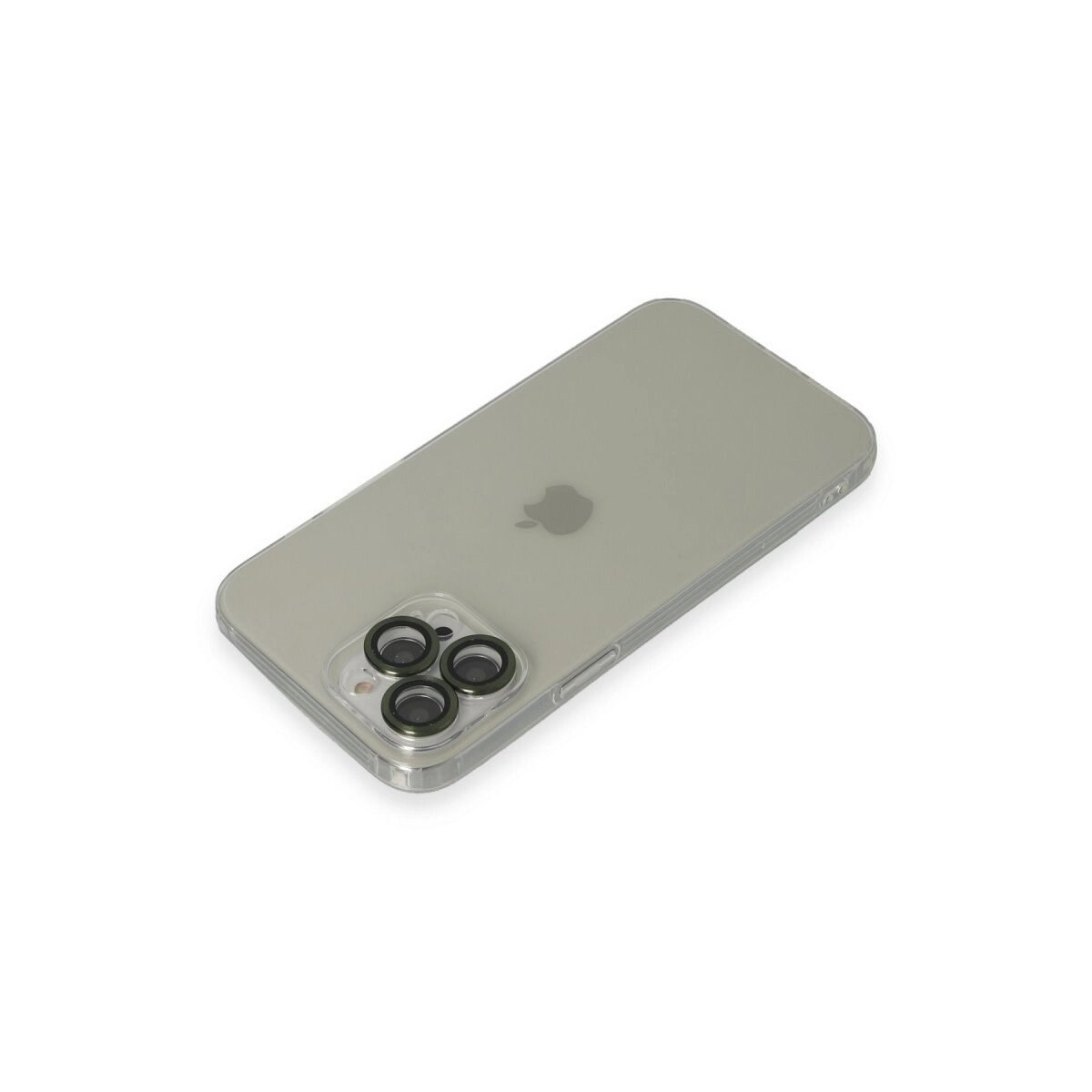 Apple İphone 13 Pro Max Kılıf Luko Lens Silikon - Yeşil