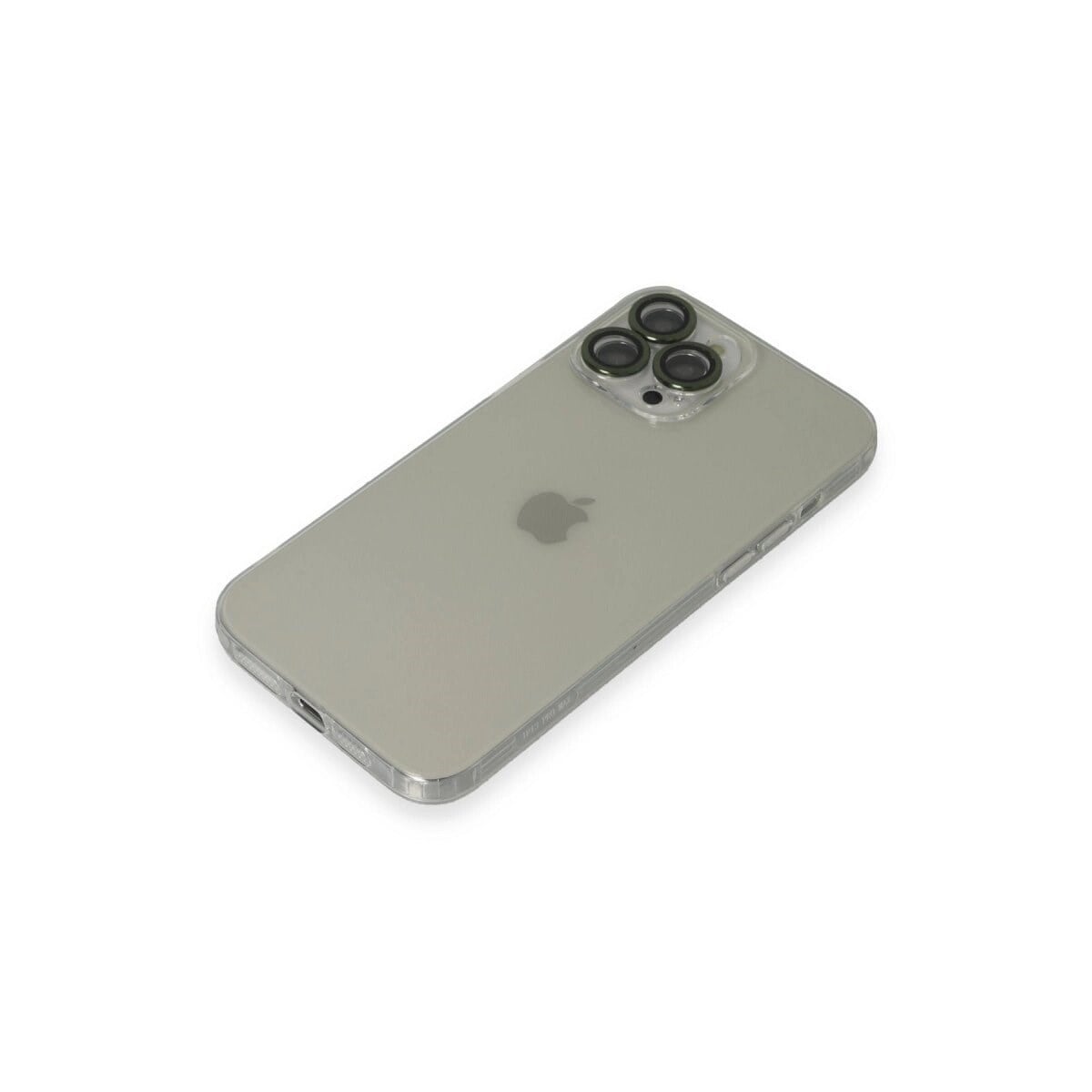 Apple İphone 13 Pro Max Kılıf Luko Lens Silikon - Yeşil