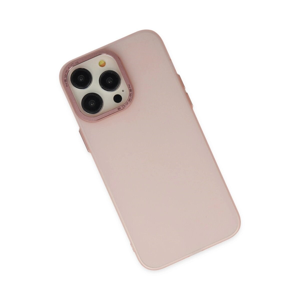 Apple İphone 13 Pro Max Kılıf Modos Metal Kapak - Pembe