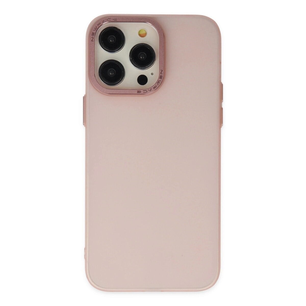 Apple İphone 13 Pro Max Kılıf Modos Metal Kapak - Pembe