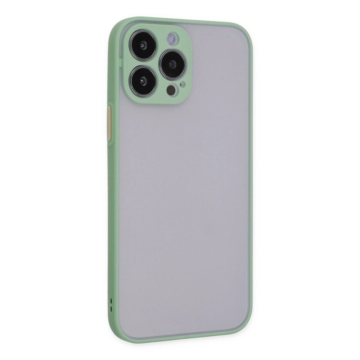 Apple İphone 13 Pro Max Kılıf Montreal Silikon Kapak - Turkuaz