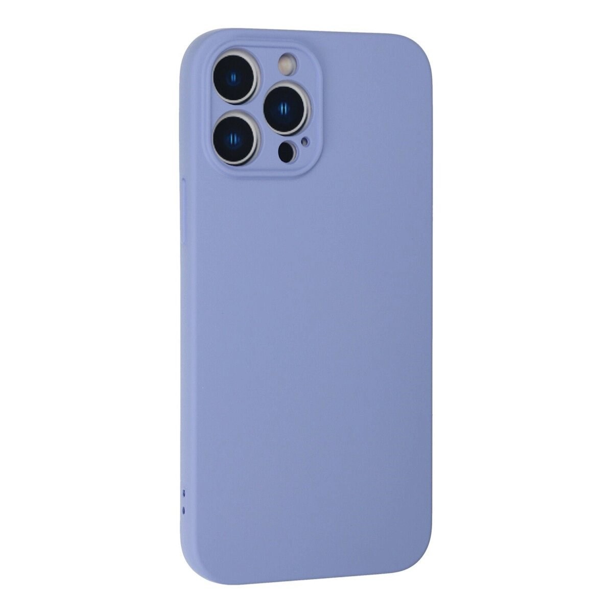 Apple İphone 13 Pro Max Kılıf Nano İçi Kadife Silikon - Lila