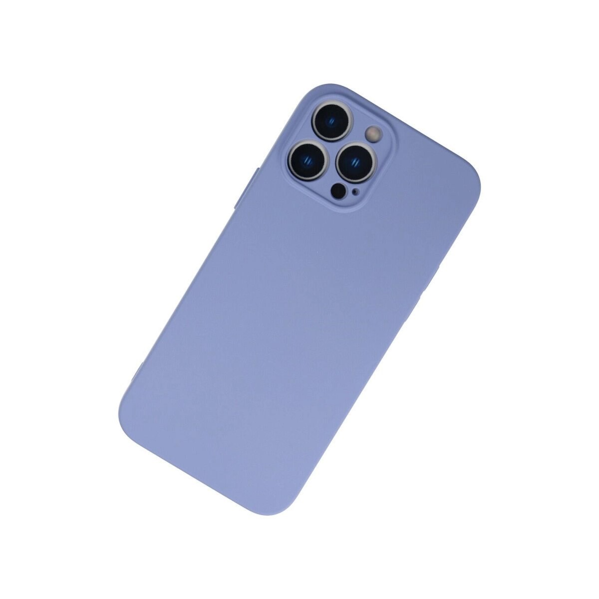 Apple İphone 13 Pro Max Kılıf Nano İçi Kadife Silikon - Lila