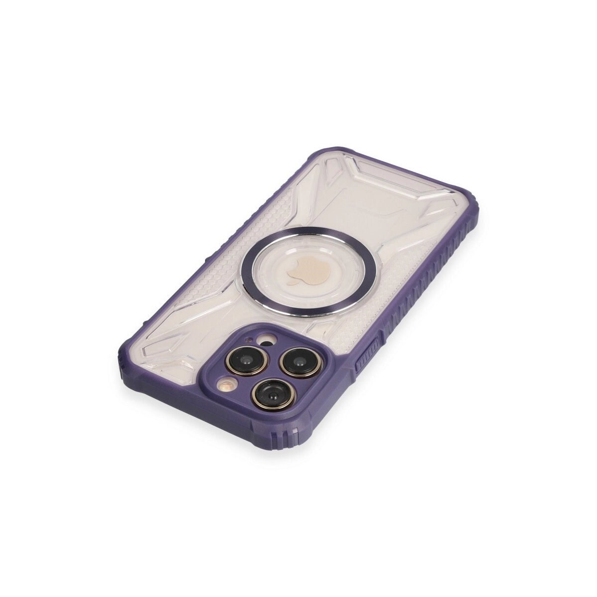 Apple İphone 13 Pro Max Kılıf Prag Magneticsafe Kapak - Derin Mor