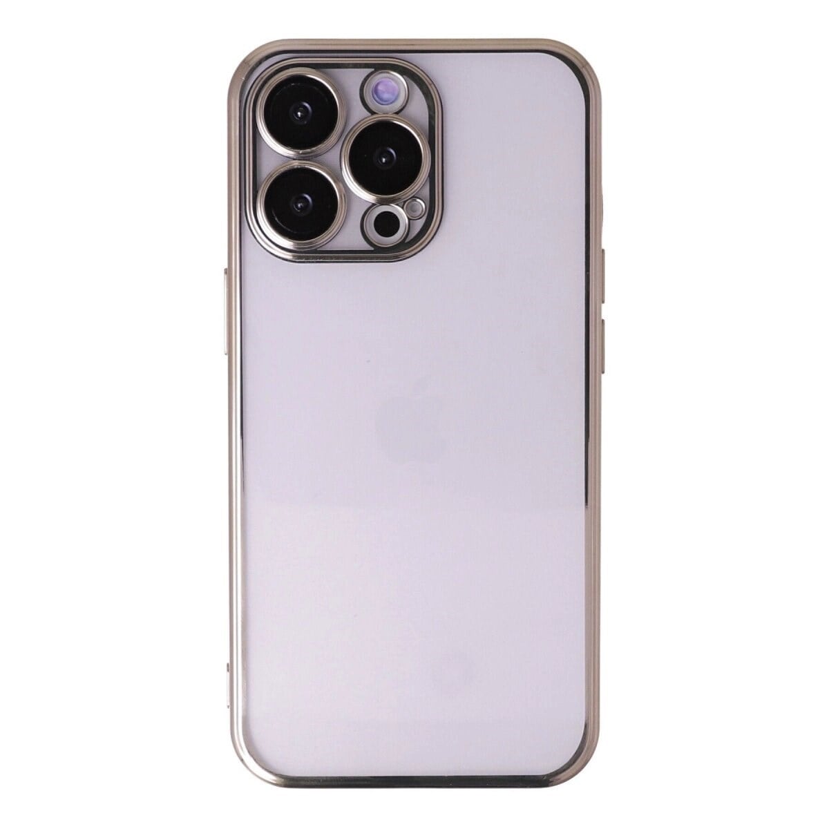 Apple İphone 13 Pro Max Kılıf Razer Lensli Silikon - Gold