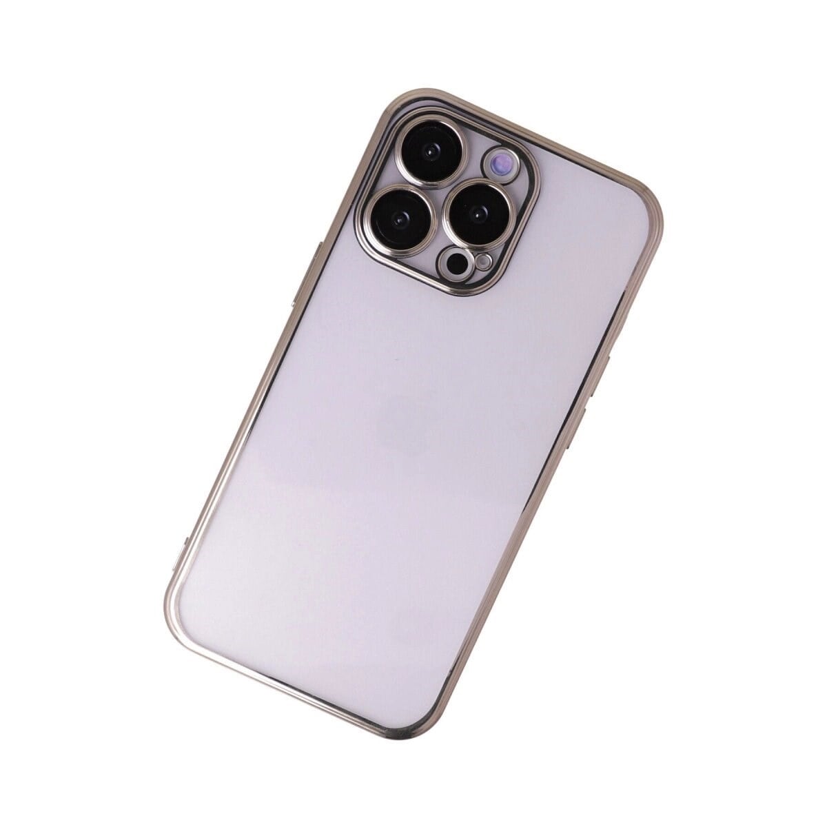 Apple İphone 13 Pro Max Kılıf Razer Lensli Silikon - Gold