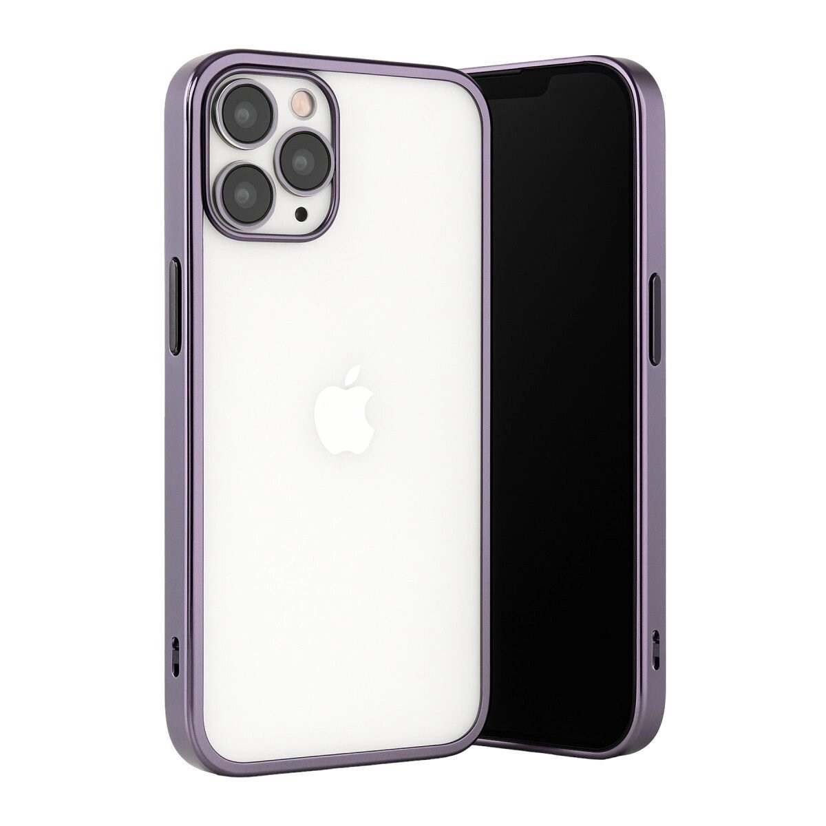 Apple İphone 13 Pro Max Kılıf Razer Lensli Silikon - Mor