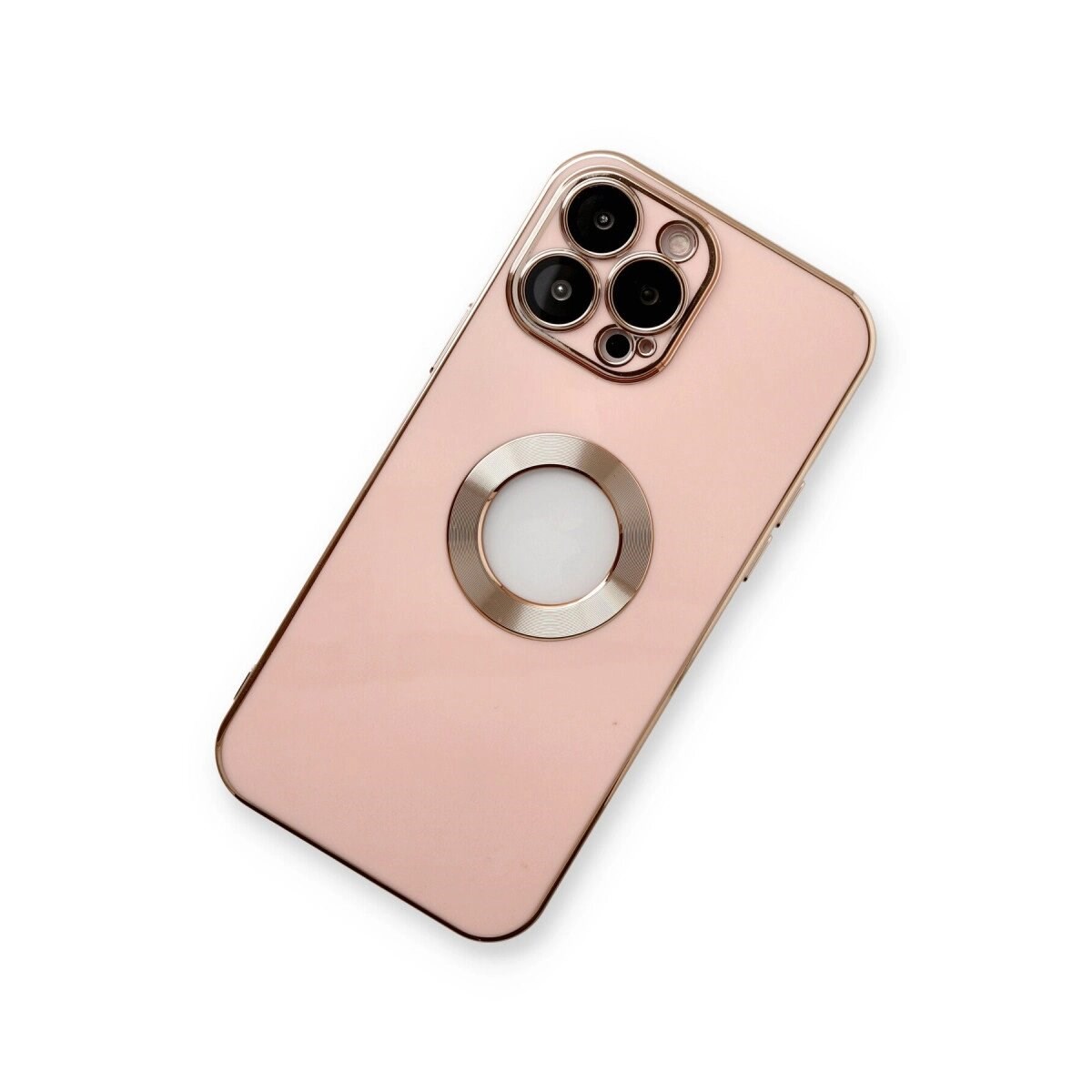 Apple İphone 13 Pro Max Kılıf Store Silikon - Pembe