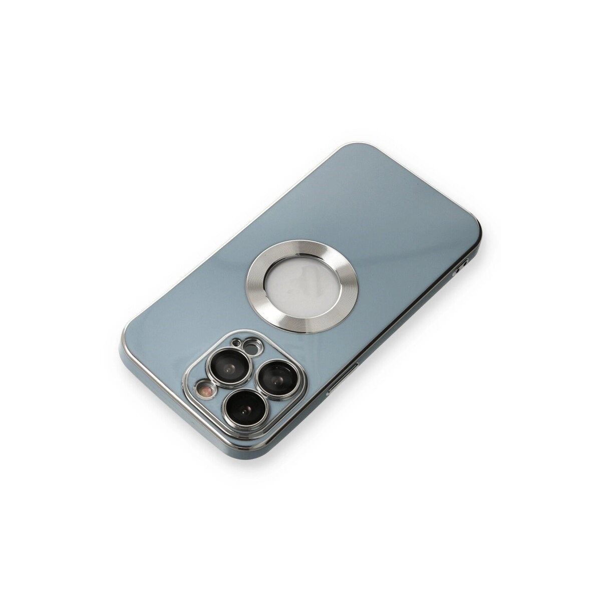 Apple İphone 13 Pro Max Kılıf Store Silikon - Sierra Blue