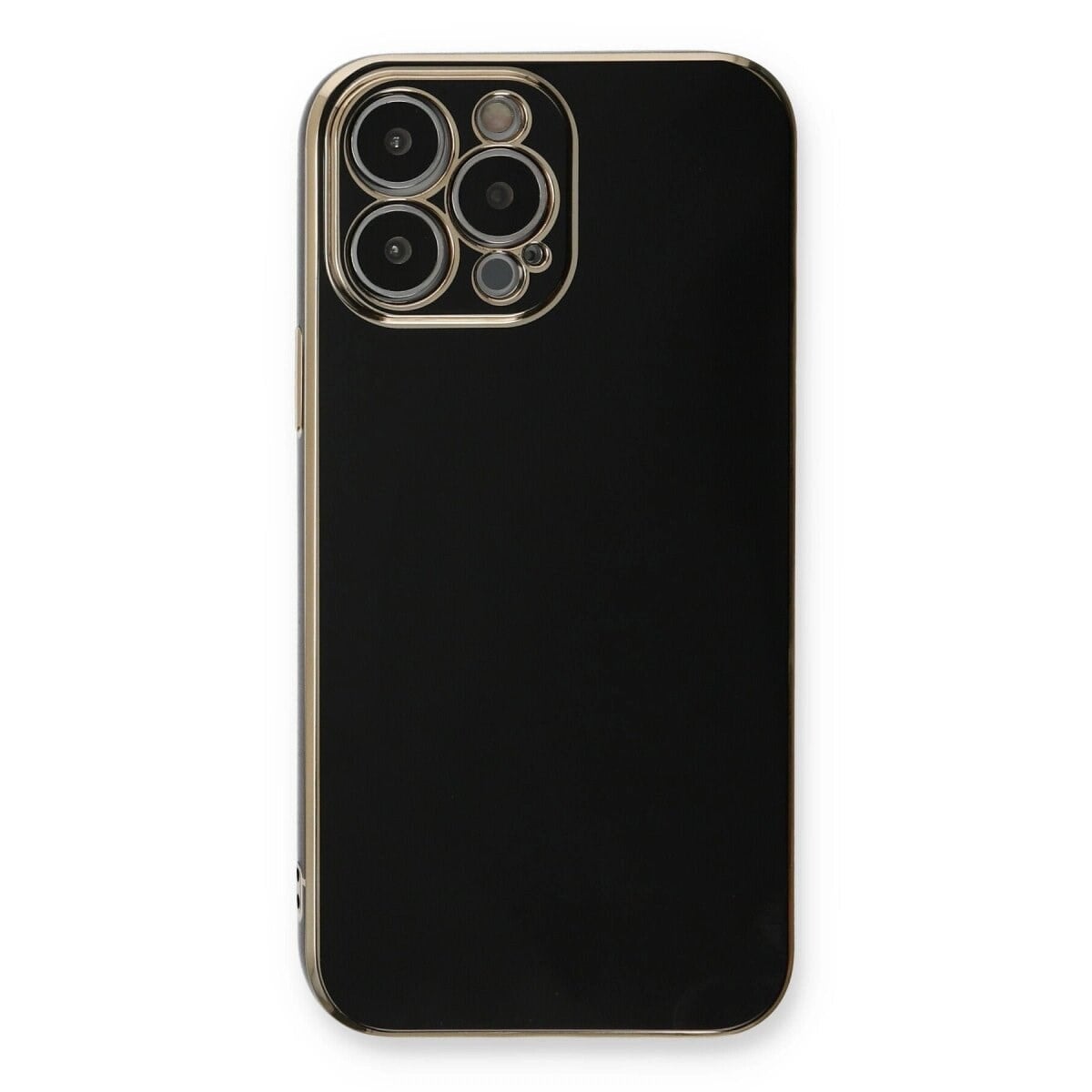 Apple İphone 13 Pro Max Kılıf Volet Silikon - Siyah