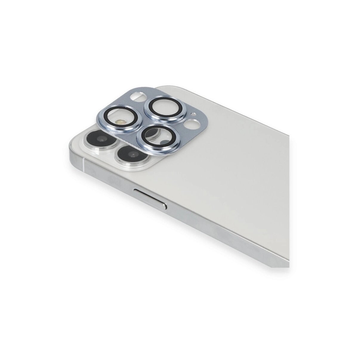 Apple İphone 13 Pro Max Pers Alüminyum Kamera Lens - Sierra Blue
