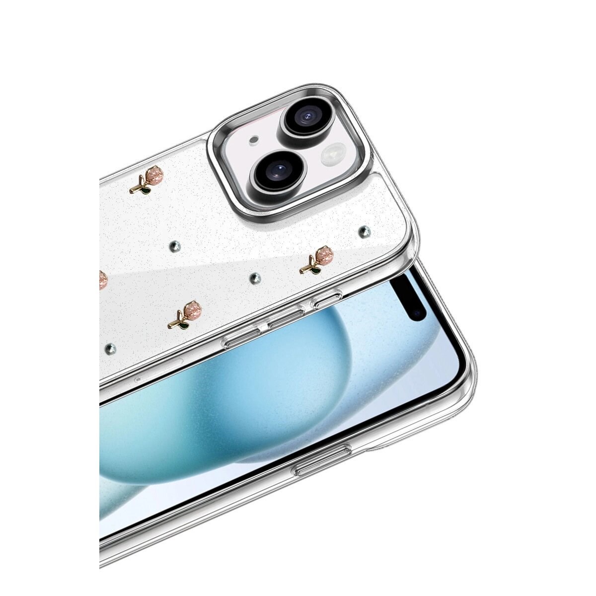 Apple İphone 14 Fiyonk Desenli Kapak - Desen 6