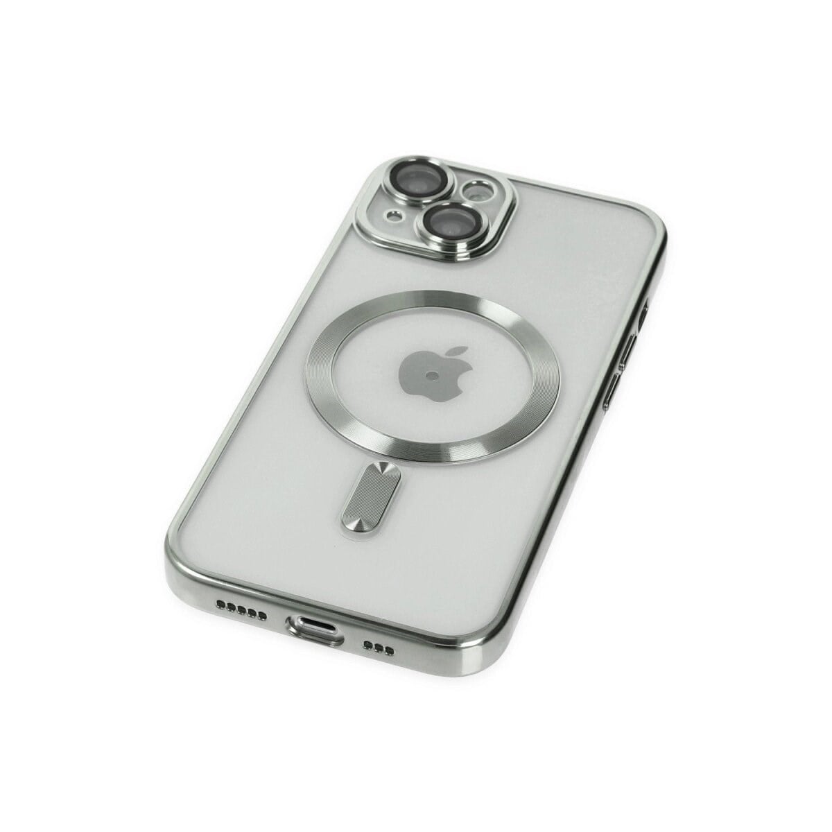 Apple İphone 14 Kılıf Kross Magneticsafe Kapak - Gümüş