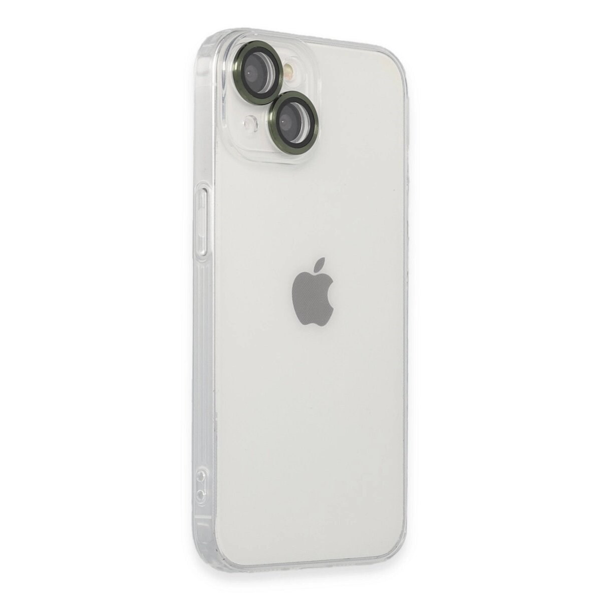 Apple İphone 14 Kılıf Luko Lens Silikon - Yeşil