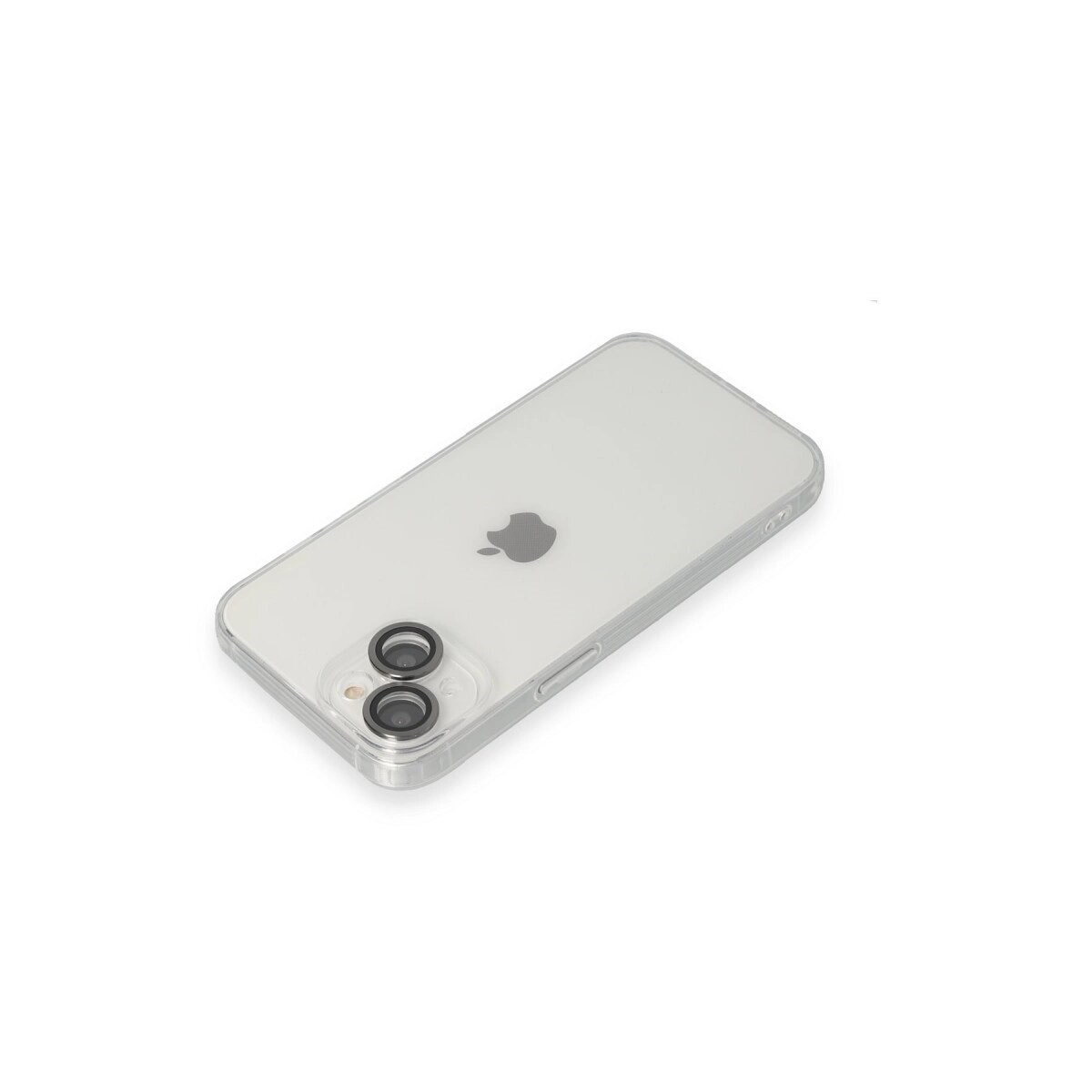 Apple İphone 14 Kılıf Luko Lens Silikon - Siyah