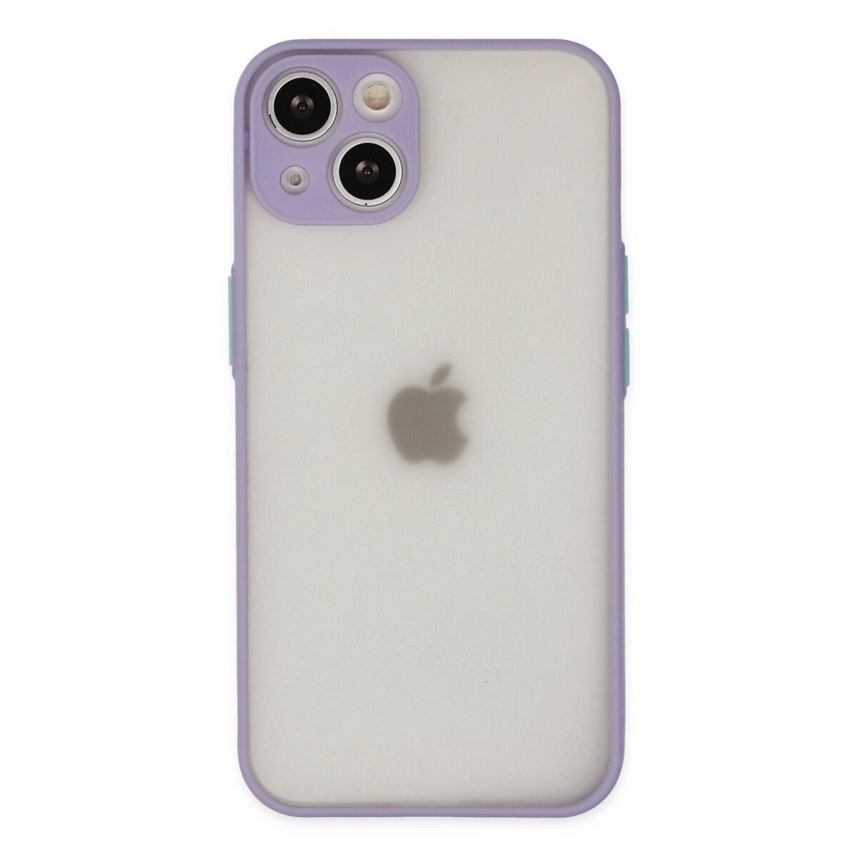 Apple İphone 14 Kılıf Montreal Silikon Kapak - Mor