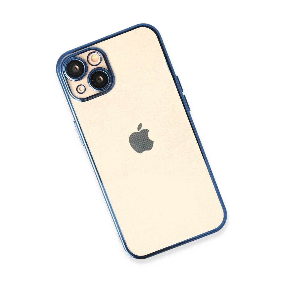 Apple İphone 14 Kılıf Razer Lensli Silikon - Açık Mavi