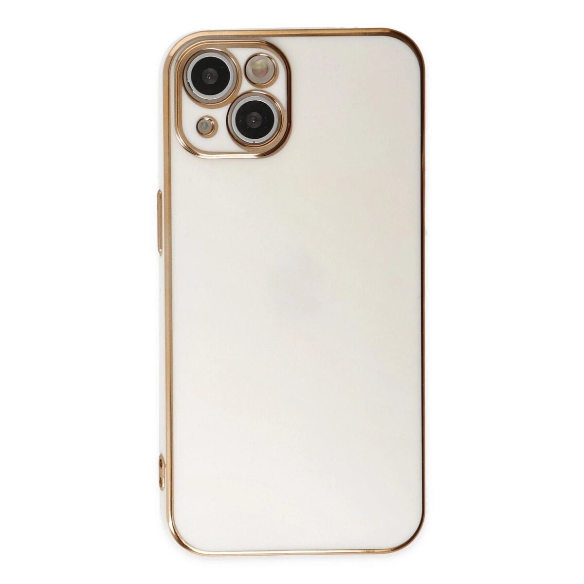 Apple İphone 14 Kılıf Volet Silikon - Beyaz