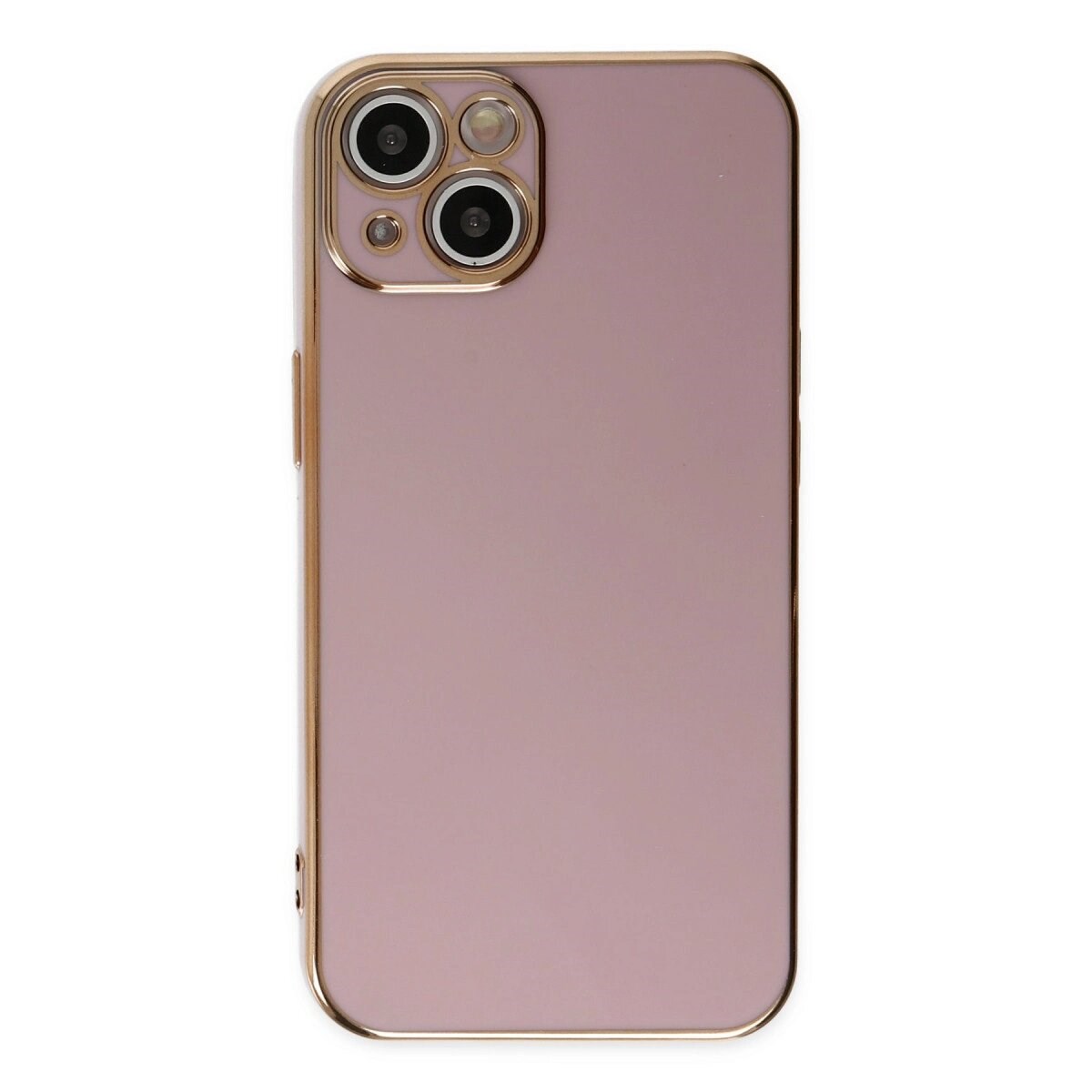 Apple İphone 14 Kılıf Volet Silikon - Mor