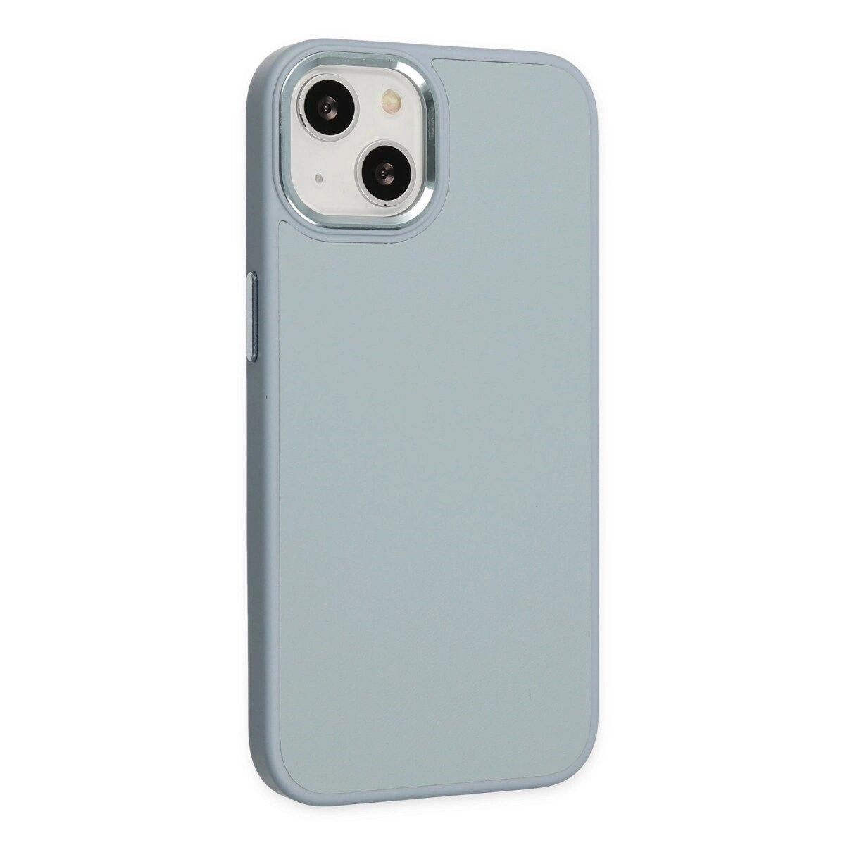 Apple İphone 14 Plus Kılıf Asya Deri Silikon - Sierra Blue