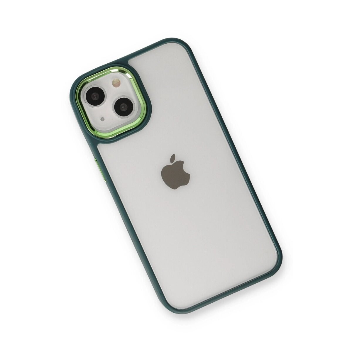 Apple İphone 14 Plus Kılıf Dora Kapak - Haki Yeşil