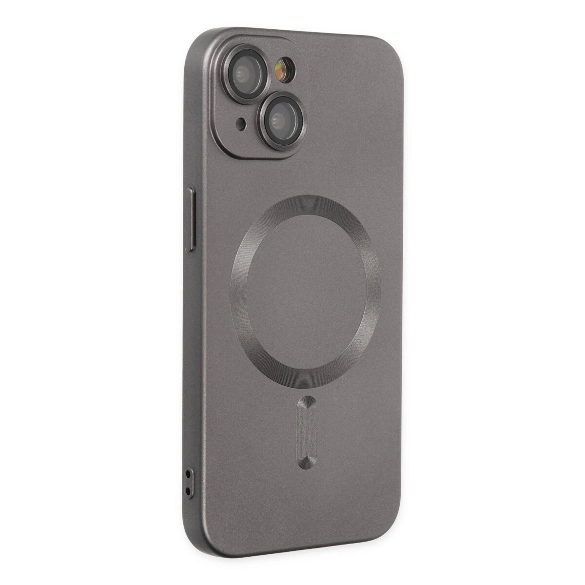 Apple İphone 14 Plus Kılıf Moshi Lens Magneticsafe Silikon - Füme