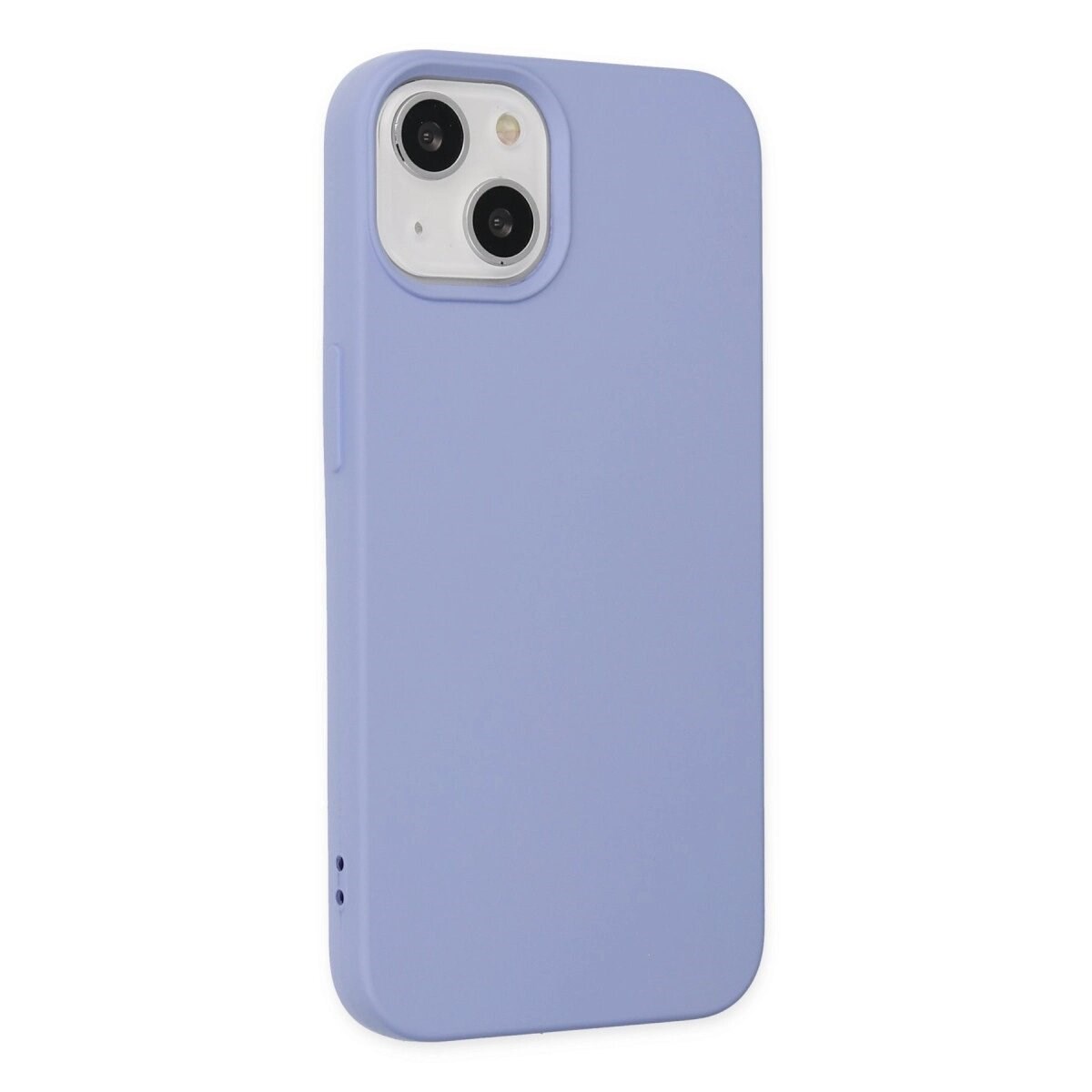 Apple İphone 14 Plus Kılıf Nano İçi Kadife Silikon - Lila