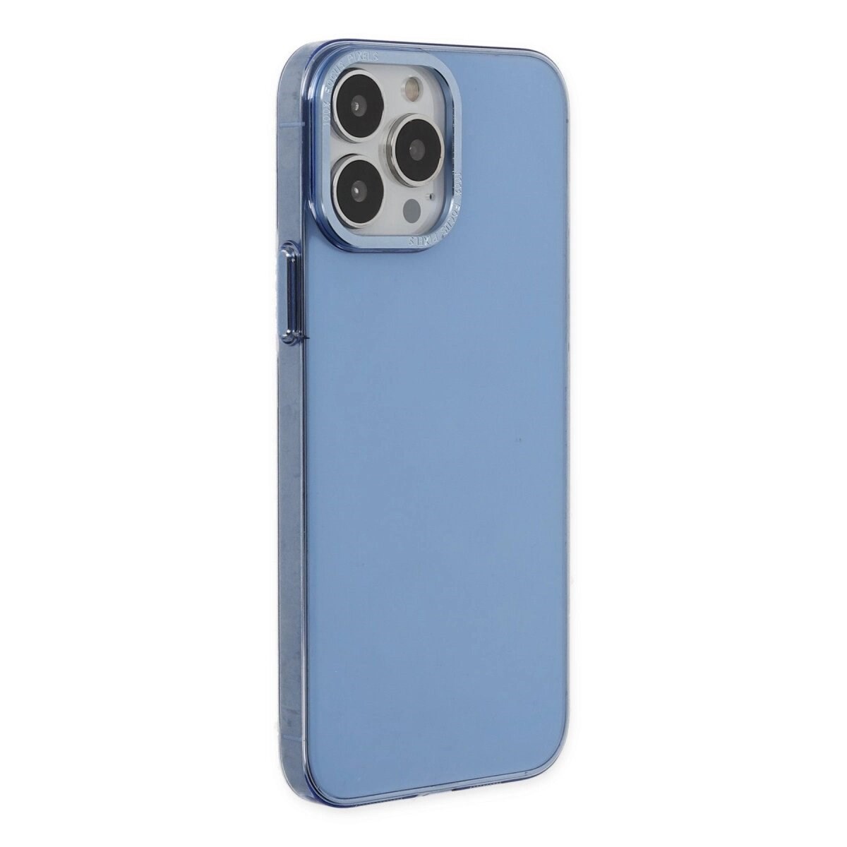 Apple İphone 14 Pro Kılıf Anka Pc Sert Metal Kapak - Mavi
