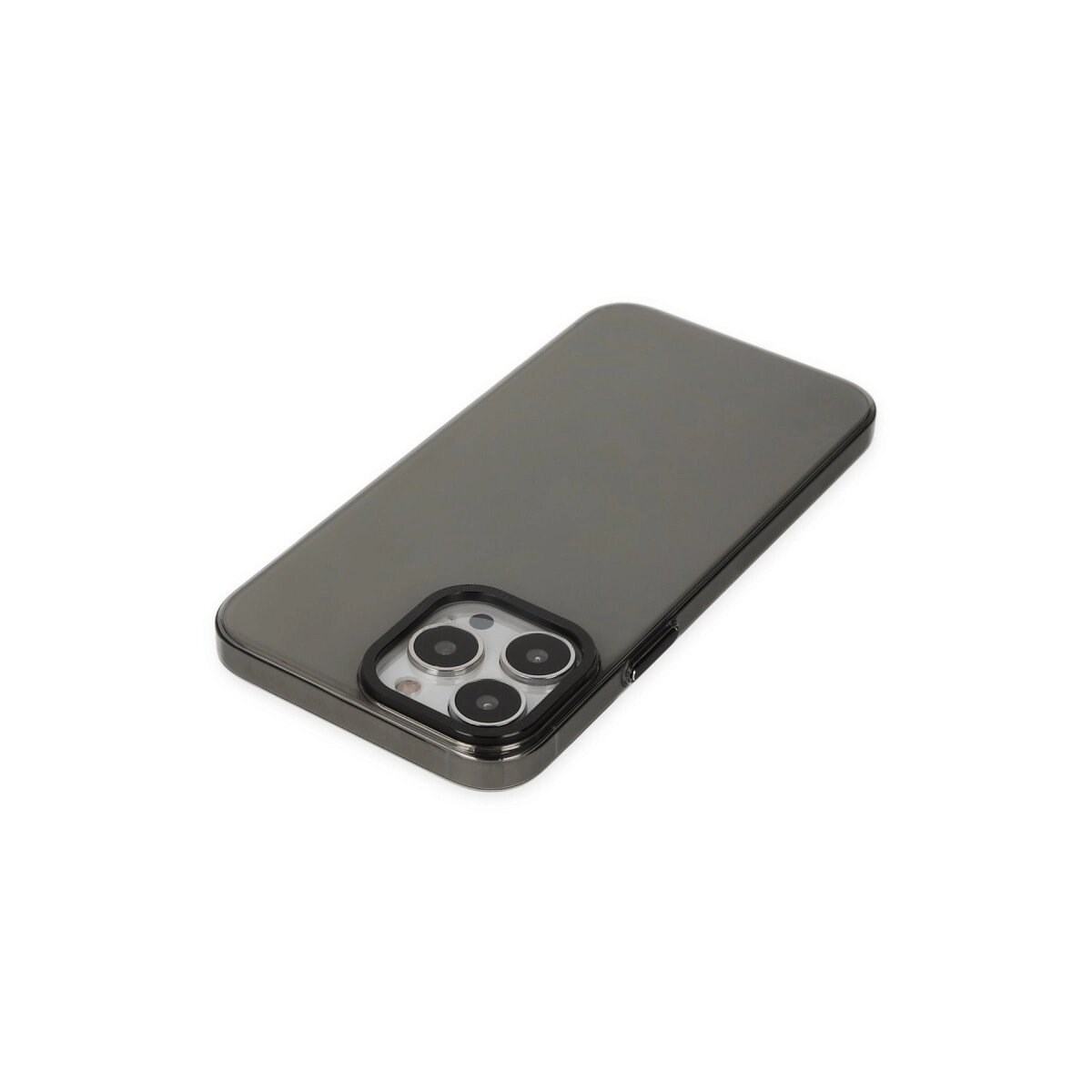 Apple İphone 14 Pro Kılıf Anka Pc Sert Metal Kapak - Siyah
