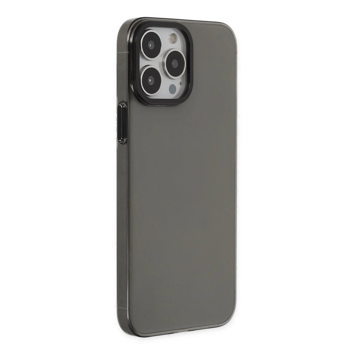 Apple İphone 14 Pro Kılıf Anka Pc Sert Metal Kapak - Siyah