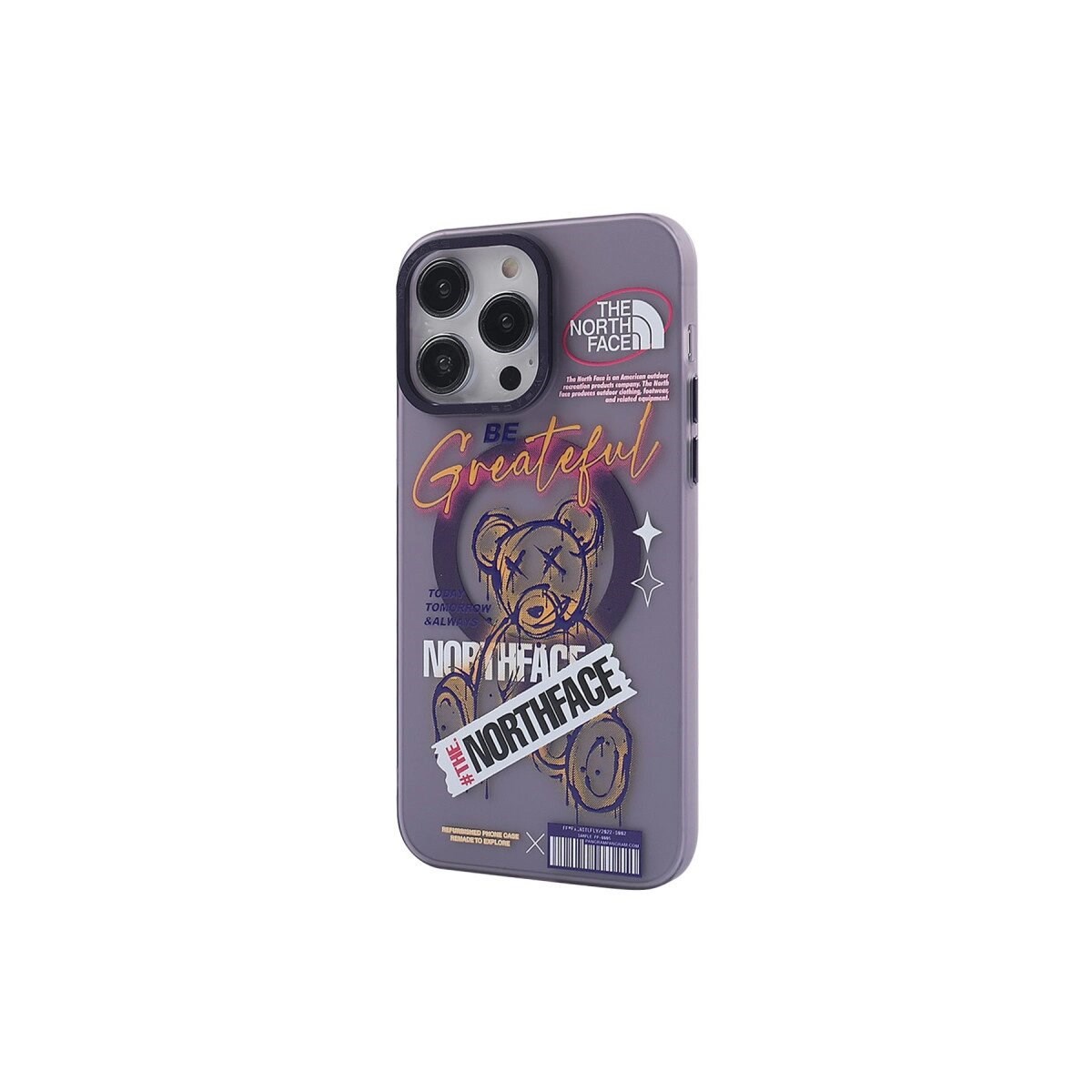 Apple İphone 14 Pro Kılıf Apollo Magneticsafe Desenli Kapak - Apollo Mor - 2