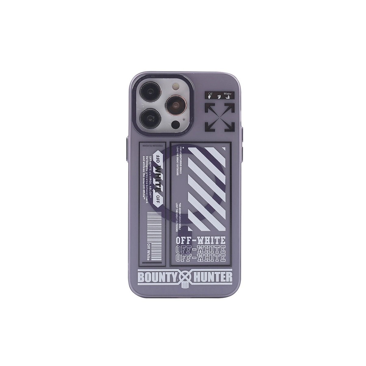 Apple İphone 14 Pro Kılıf Apollo Magneticsafe Desenli Kapak - Apollo Mor - 1