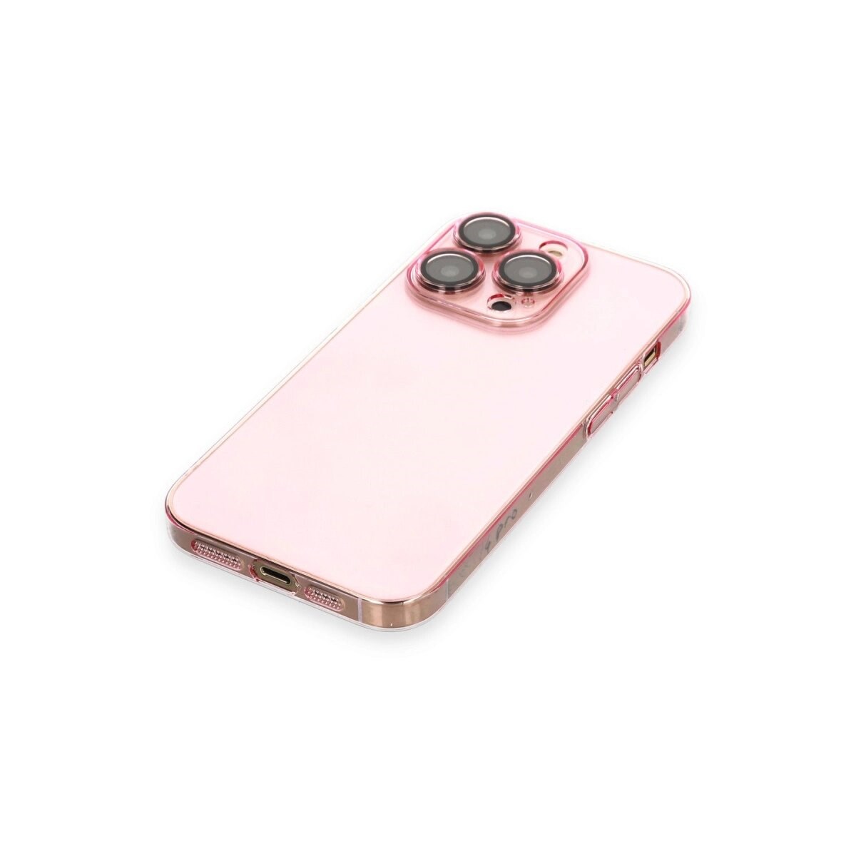 Apple İphone 14 Pro Kılıf Armada Lensli Kapak - Rose Gold