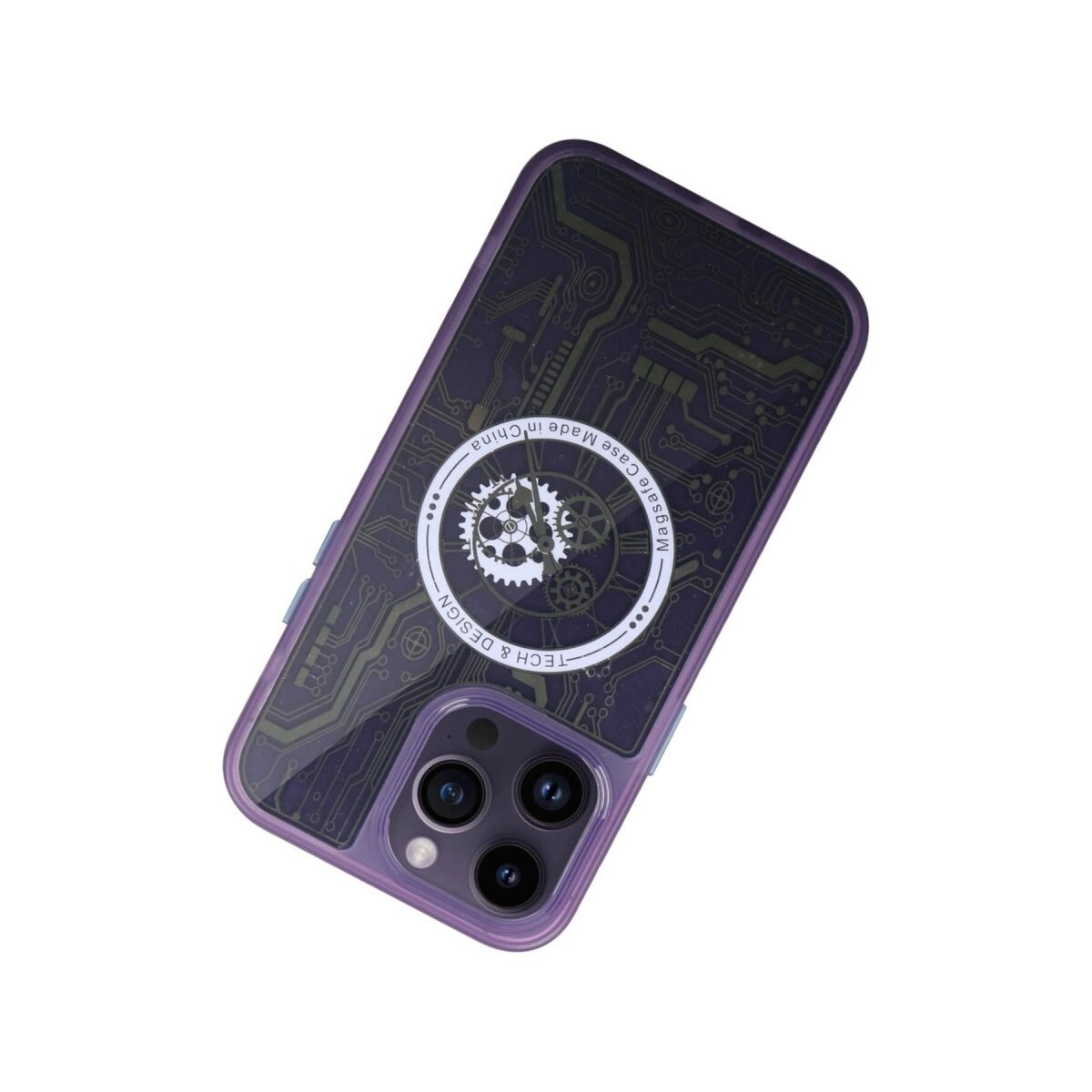 Apple İphone 14 Pro Kılıf Magic Magneticsafe Silikon - Derin Mor